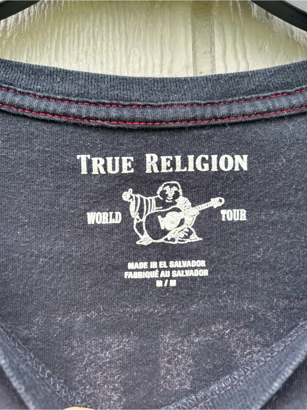 True Religion Men’s “True Verb Scatter” Black Graphic Tee